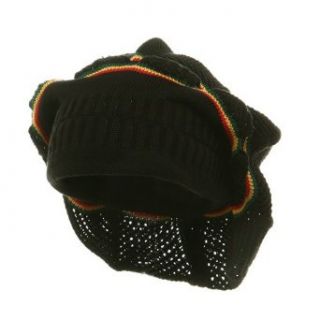 New Rasta Knitted without Brim Hat   Black RGY W27S24E