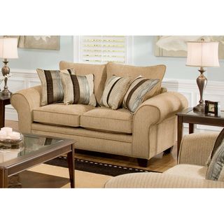 Bulington Loveseat and Throw Pillows