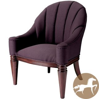 Christopher Knight Home Contemporary Antonio Purple Fabric Club Chair