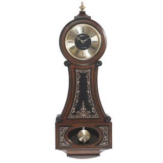 Seth Thomas Strathmoor Maple Wood Chime Pendulum Wall Clock