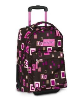 JanSport Superbreak Wheeled Backpack (Chocolate Chip/Pink