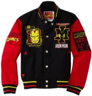 Iron Man 63 Varsity Jacket (Black/Red, Youth X Small