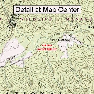 USGS Topographic Quadrangle Map   Saltville, Virginia