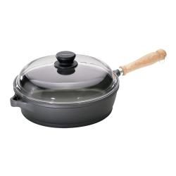 Berndes Tradition 10.25 inch Nonstick Aluminum Saute Pan with Glass