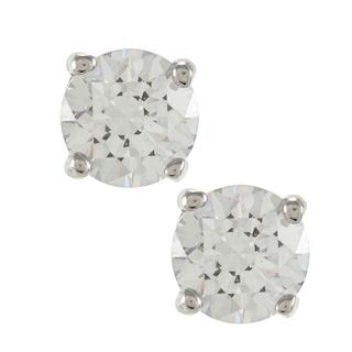Sunstone 925 Sterling Silver Round cut Solitaire Earrings Made with