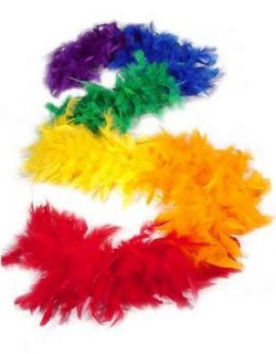 com Deluxe 6 Rainbow Pride Parade 72 Costume Feather Boa Clothing