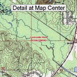 USGS Topographic Quadrangle Map   Centreville West