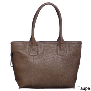Perlina Cythina Leather Tote Bag