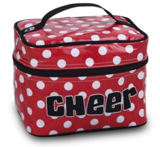 Katz Cosmetic Case Cheer Red/White Dot Shoes