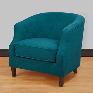 Ansley Peacock Blue Tub Chair