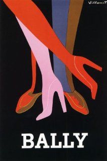 BALLY SHOES DANCE FASHION VINTAGE POSTER REPRO Home