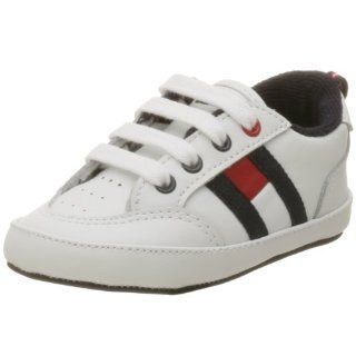 Infant/Toddler Ross Sneaker,White/Navy/Red,1 M US Infant Shoes