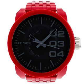 Diesel Mens Domintation Red Watch