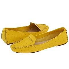 Kate Spade Dandy Sunflower Ostrich Print Loafers   Size 6 M