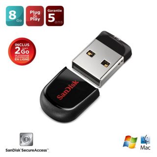 Sandisk Cruzer Fit 8Go   Achat / Vente CLE USB Sandisk Cruzer Fit 8Go
