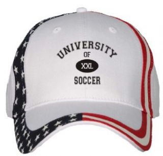 UNIVERSITY OF XXL SOCCER USA Flag Hat / Baseball Cap