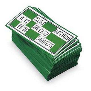 42 cartes de loto. 42 cartes pour jeu en collectivités (possibilité