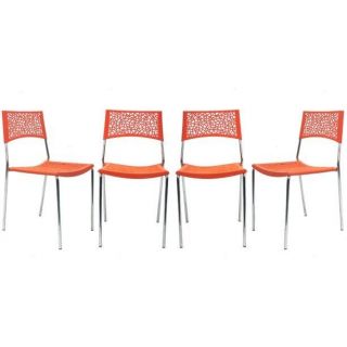 Lot de 4 chaises LOL     Dimensions  L.42 x P.54 x H.84 cm