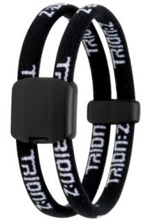 TrionZ   Dual Loop Magnetic Ionic Bracelet Large Black