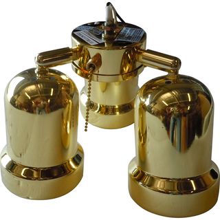 light Polished Brass Ceiling Fan Light Kit