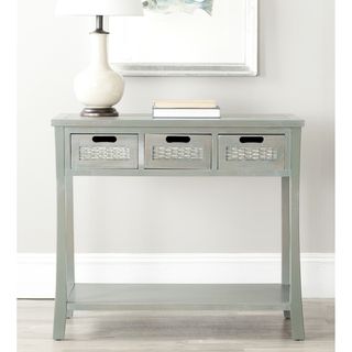 Autumn Blue/ Grey 3 drawer Console Table