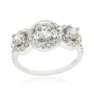 Icz Stonez Sterling Silver Cubic Zirconia Engagement Ring Today $19