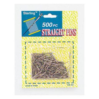 Straight Pin 500 piece Packages (Case of 24)