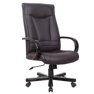 Favorite Finds Wood Armed Executive Office Chair