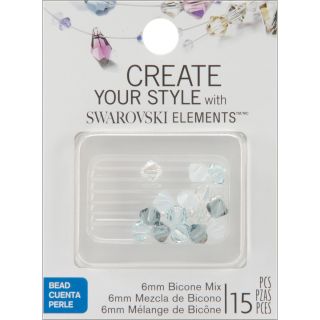 Jolees Jewels 6mm Fog Mix Bicone Beads (Pack of 15) Today $6.46