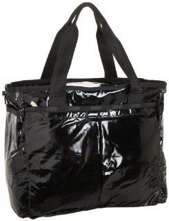  LeSportsac Ryan Solid Baby Bag,Black Patent,one size Shoes