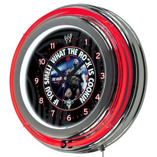 Officially Licensed WWE 14 inch Neon Clock