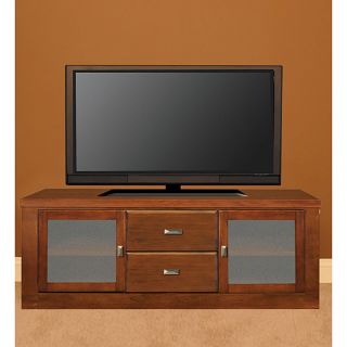 CustomHouse Cabinetry 70 inch Cherry TV Console