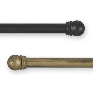 Simply Elegant 98 to 144 inch Adjustable Curtain Rod Set Today $40.99