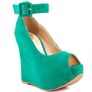 Luichiny Roll Call   Aqua Suede Luichiny Shoes