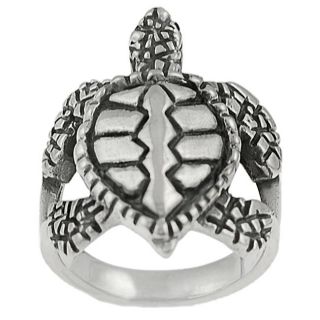 Tressa Sterling Silver Sea Turtle Ring