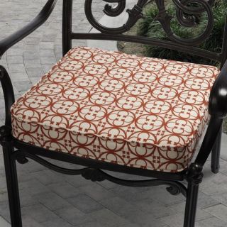 Ava Terre Red Outdoor Cushion with Covington Fabric
