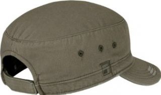 District Threads   Distressed Military Hat. DT605   Olive