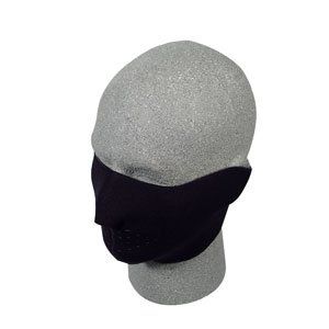 Neoprene Half Face Masks Black W11S25D Clothing