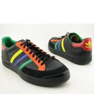 Adidas Mens Nastase Leather Casual Shoe Black, Multicolour Shoes