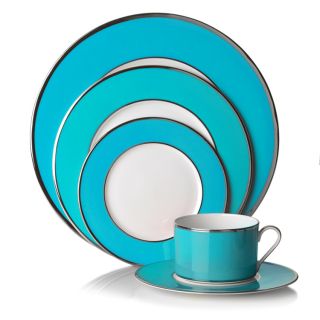 Mikasa Color Studio Turquoise Platinum 5 piece Dinnerware