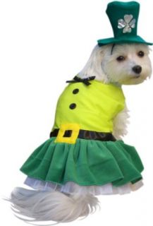 Leprechaun Girl Dog Halloween Costume (X Small) Clothing