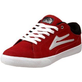 Lakai Mens Guy Skate Shoe,Red,7 M US Shoes