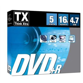 TX 5 DVD+R 16x   Achat / Vente CD   DVD   BLU RAY VIERGE TX 5 DVD+R