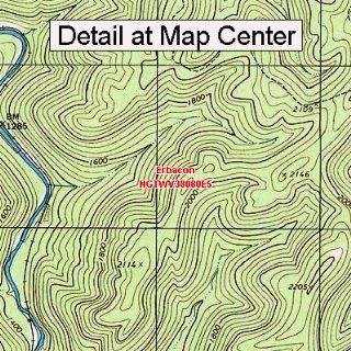USGS Topographic Quadrangle Map   Erbacon, West Virginia