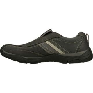 Mens Skechers Relaxed Fit Artifact Excavate Black/Gray