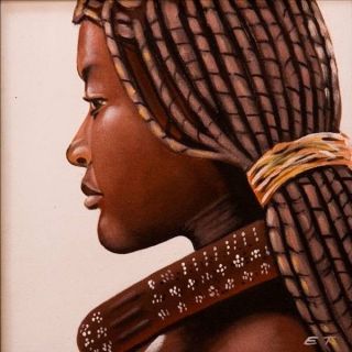 Tableau portrait africain FARAA   Achat / Vente TABLEAU   POSTER