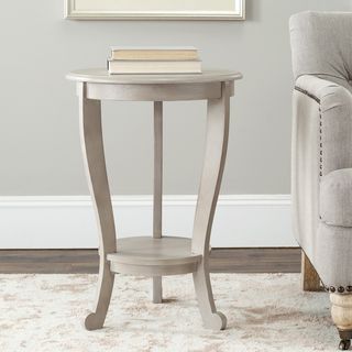 Cape Cod Grey Pedestal Side Table