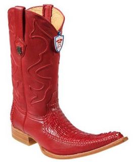 Boots Western Fashion Caiman Tail Exotic Leather Classic 6256 Shoes