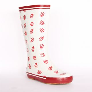 Indiana Hoosiers Womens Scattered Logo Rain Boots