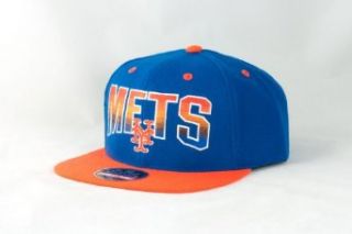 New York Mets Retro Logo Embroidered Flat Billed Snapback